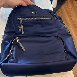 Brand new navy blue Tumi backpack
